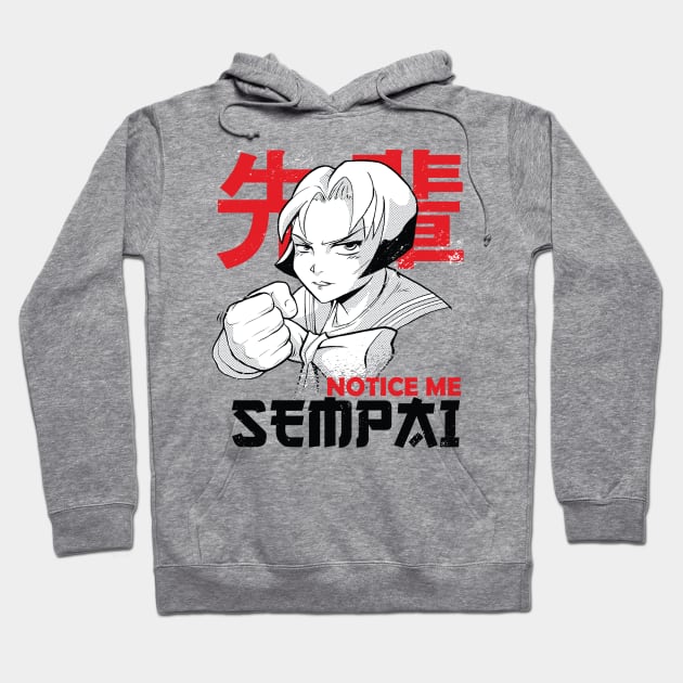 Notice Me Senpai Hoodie by MajorCompany